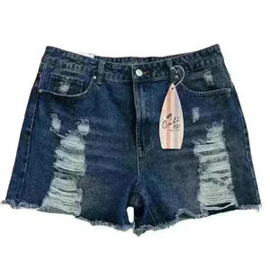 Calí 1850 High Rise Jean Shorts for Women Size 13